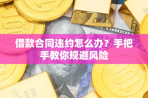 武汉借款合同违约怎么办？手把手教你规避风险