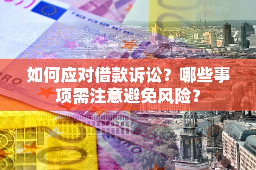 武汉如何应对借款诉讼？哪些事项需注意避免风险？