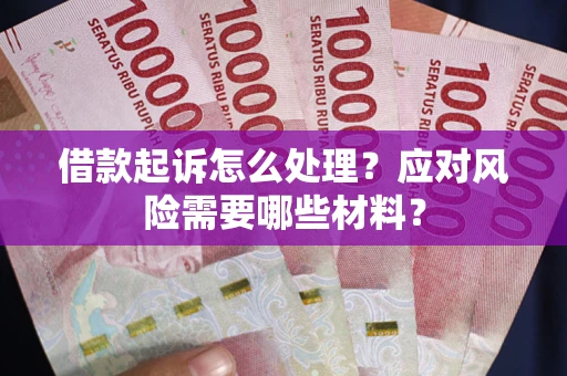 武汉借款起诉怎么处理？应对风险需要哪些材料？