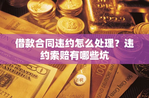 武汉借款合同违约怎么处理？违约索赔有哪些坑