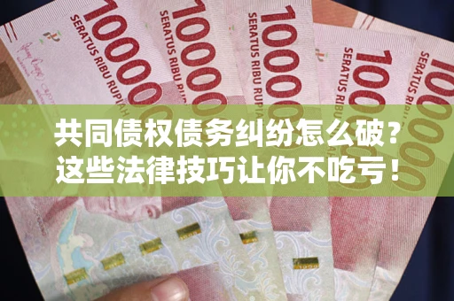 武汉共同债权债务纠纷怎么破？这些法律技巧让你不吃亏！
