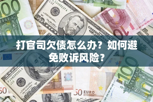武汉打官司欠债怎么办？如何避免败诉风险？