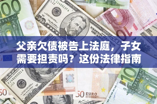 武汉父亲欠债被告上法庭，子女需要担责吗？这份法律指南必须看完