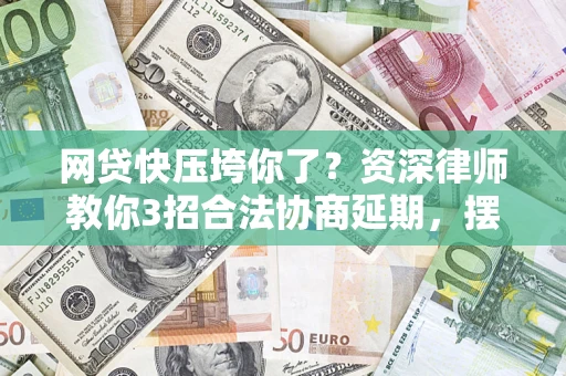 武汉网贷快压垮你了？资深律师教你3招合法协商延期，摆脱暴力催收！