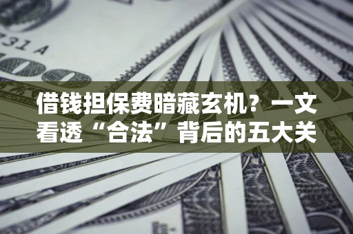 武汉借钱担保费暗藏玄机？一文看透“合法”背后的五大关键陷阱