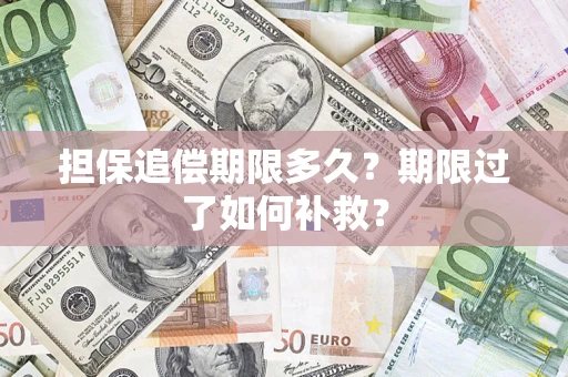 武汉担保追偿期限多久？期限过了如何补救？