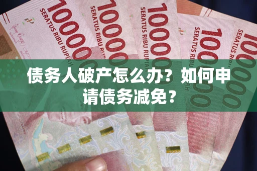 武汉债务人破产怎么办？如何申请债务减免？