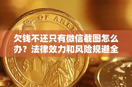 武汉欠钱不还只有微信截图怎么办？法律效力和风险规避全解析