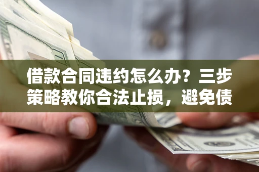 武汉借款合同违约怎么办？三步策略教你合法止损，避免债务危机升级