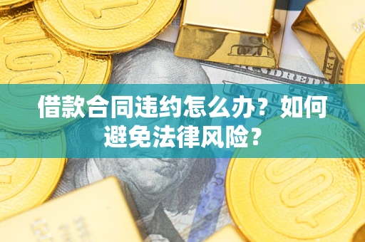 武汉借款合同违约怎么办？如何避免法律风险？