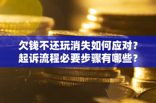 武汉欠钱不还玩消失如何应对？起诉流程必要步骤有哪些？
